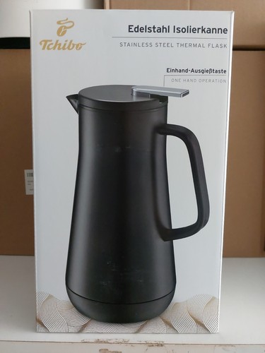 Tchibo edelstahl isolierkanne - edelstahl,