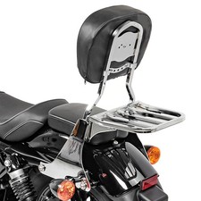 Sissy Bar + Gepäckträger für Harley Davidson Sportster 04-20 chrom gebraucht