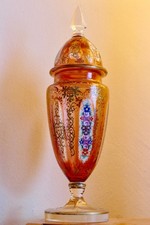 Kristall Prunk Deckelpokal -