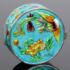 Herausragende Silber Emaille