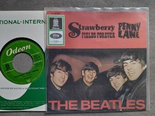 THE BEATLES Strawberry Fields Forever / Penny L ( Cover Copy) Single 7 J 1967 Ex