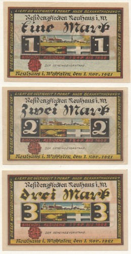 Notgeld stadt neuhaus - notgeld,