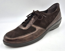 Meisi GARMIN Braun Gr. 42,5 Damen Leder Halbschuhe UVP:119,90€ (S/2898)