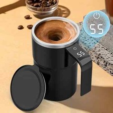 Selbstrührender Kaffeebecher Automatische Mixtasse Tee Elektrisch Magnetisch Wiederaufladbar UK