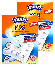 8 Beutel SWIRL Y 98 Micropor Staubsaugerbeutel Y98  frei Haus per Briefversand