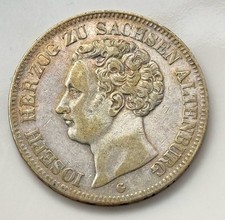Sachsen Altenburg 1 Taler 1841 G Joseph 1834-1848 AKS.49