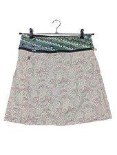 ZAND AMSTERDAM Minirock Damen Rock Gr. DE 36 weiß-pink-braun Casual-Look