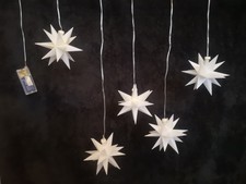 5 Led Sterne Mit Timer, 3mtr.kabel, Batteriebetrieb