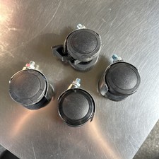 USM Haller original Lenkrollen , 4 Stück,1x gebremst, 3x ungebremst, gebraucht