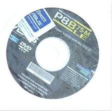 original asus Mainboard Treiber CD DVD P8B75-M LE Windows XP 7 Vista Aufkleber