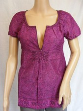 Bluse - Gr. 42/44 L - lila -