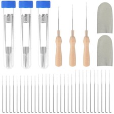 Nadelfilz Set, 60 Stück Filznadeln zum Trockenfilzen mit Nadeln in 3 Größen N...