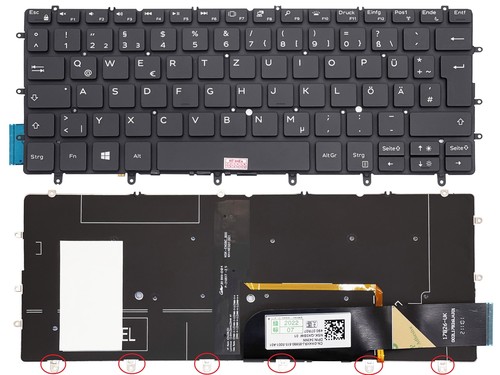 Tastatur keyboard mit - -,