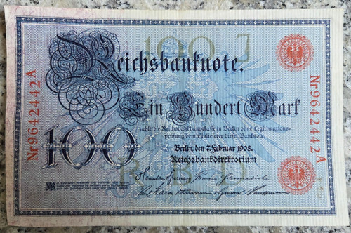 Deutsches reich reichsbanknote - deutsches,