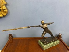 Modern Bronze Sculpture Fencer