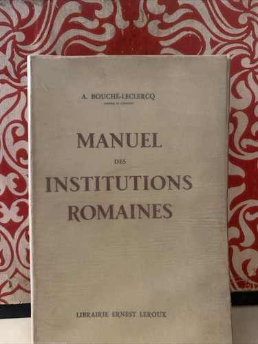 Bouché leclercq handbuch - leclercq,