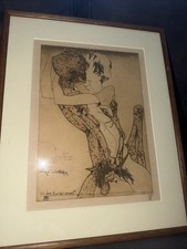 Horst janssen radierung - janssen,