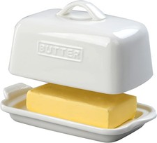 Große Butterdose aus Keramik
