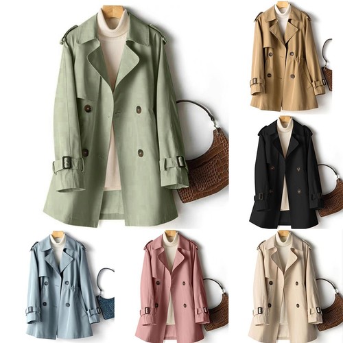 Mittellanger damen trenchcoat - mittellanger, damen-trenchcoat