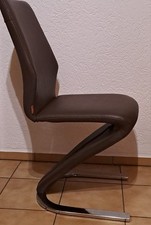 LEDERSTÜHLE 6 Stück   braun