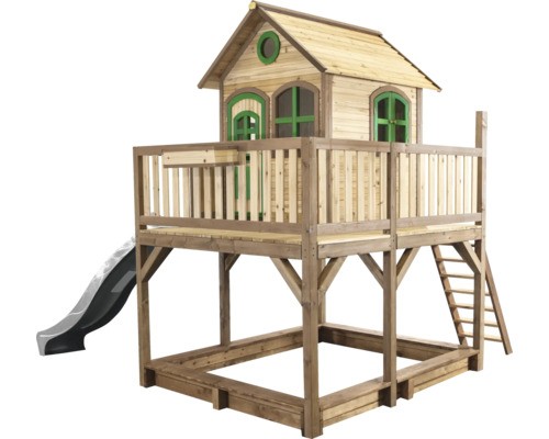 Spielhaus mit stelzen - spielhaus,