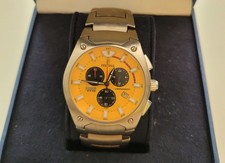 Festina F6718-5 - SOCCER - Titan - Herren-Chronograph - gelb mit OVP und Manual