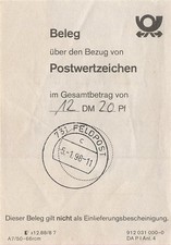 686178) Bund 2 Postquittungen