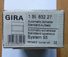 gira system 55 Automatik-Schalter Standard - Aufsatz 832 27 Bewegungsmelder 
