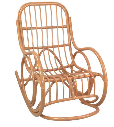 Rattan schaukelstuhl honig - rattan-schaukelstuhl,
