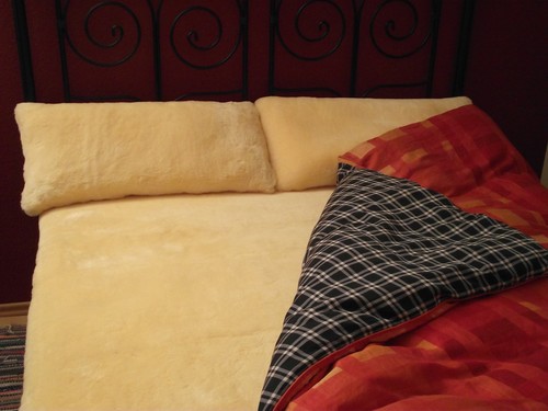 Echt lammfellunterbett decke - echt,