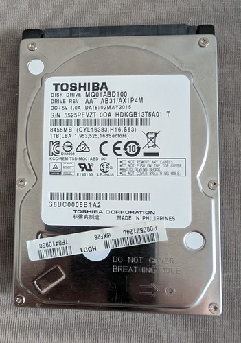 Toshiba mq01abd100 5400rpm - mq01abd100,