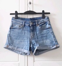 Jeans Shorts H&M Denim Blau