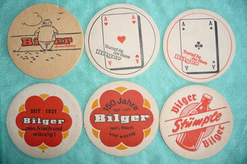 Alte bierdeckel bilger - , brÄu