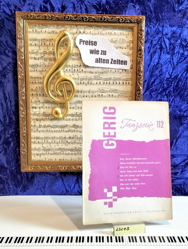 Gerig tanzserie heft - gerig:, "