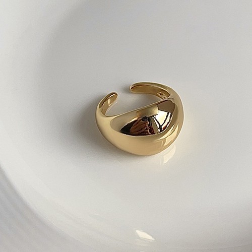 Verstellbarer ring silber - silber, gold