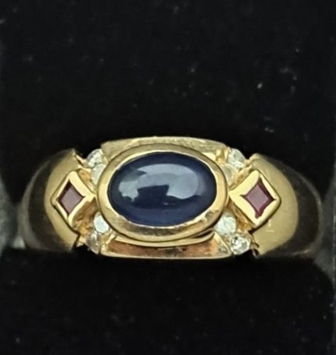 Ring aus 14k gelbgold mit - aus,