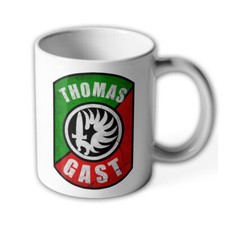 Tasse Thomas Gast Logo Kaffee