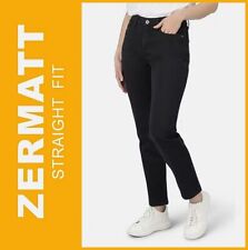 STOOKER ZERMATT | blackdenim | THERMO | Damen Stretch Jeans Hose | Straight Fit