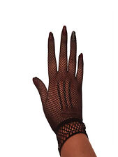 Netz Damen Handschuhe Netzhandschuhe kurz Hochzeit Gala Gothic  super Passform