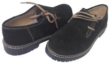 Halbschuhe Trachten Herren Haferlschuhe Schuhe Lederschuhe Dark Braun Leder Neu