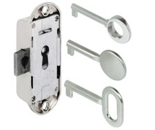 Drehstangenschloss Möbelschloss EURO-Sperre Schrankschloss Aufschraubschloss