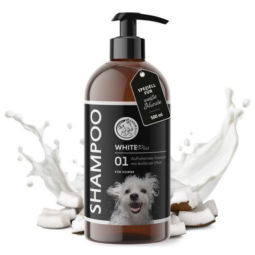 White plus hundeshampoo für - plus,