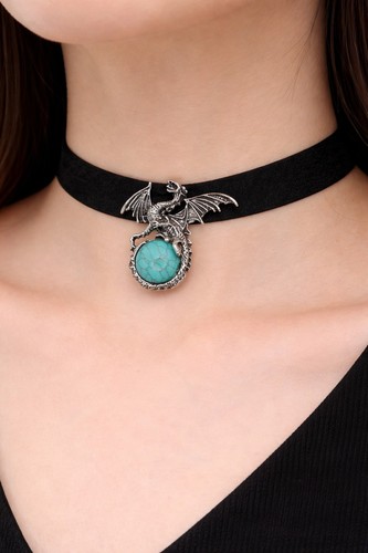 Drachen halsband mit - drachen,