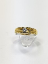 goldfarbener Ring 925 Silber