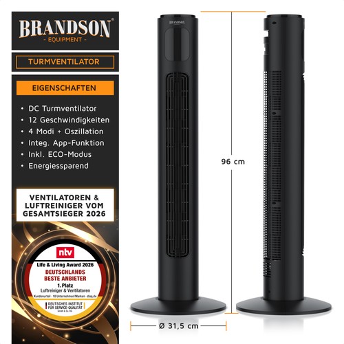 Brandson turmventilator 35w - brandson,