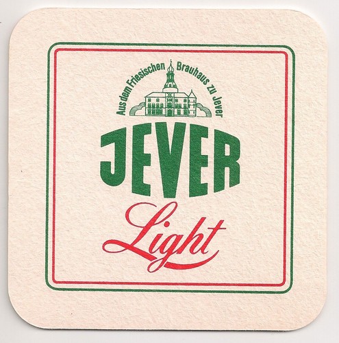 Jever alter bierdeckel - jever,