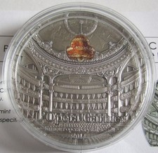 Palau 10 Dollars 2014 Famous Opera L'Opéra Garnier 2 Oz Silber