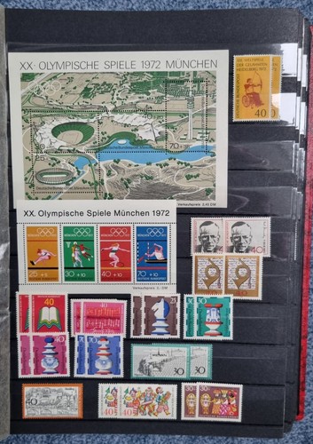 Album mit briefmarken von 1955 - album,