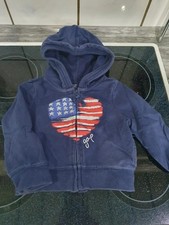 Dunkelblaue "Herz" Sweatshirt