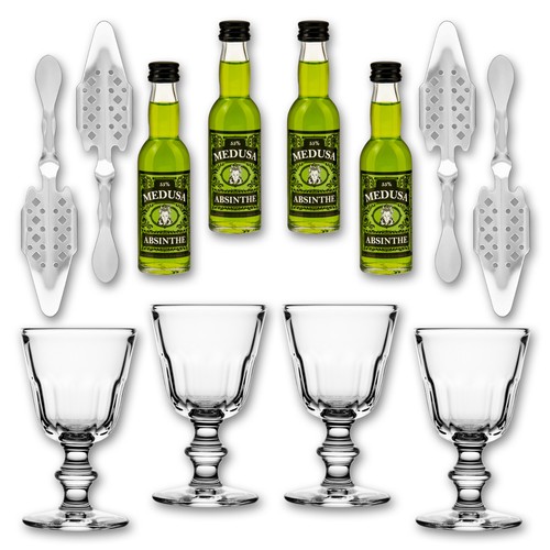 Medusa absinthe green 4cl - medusa, +
